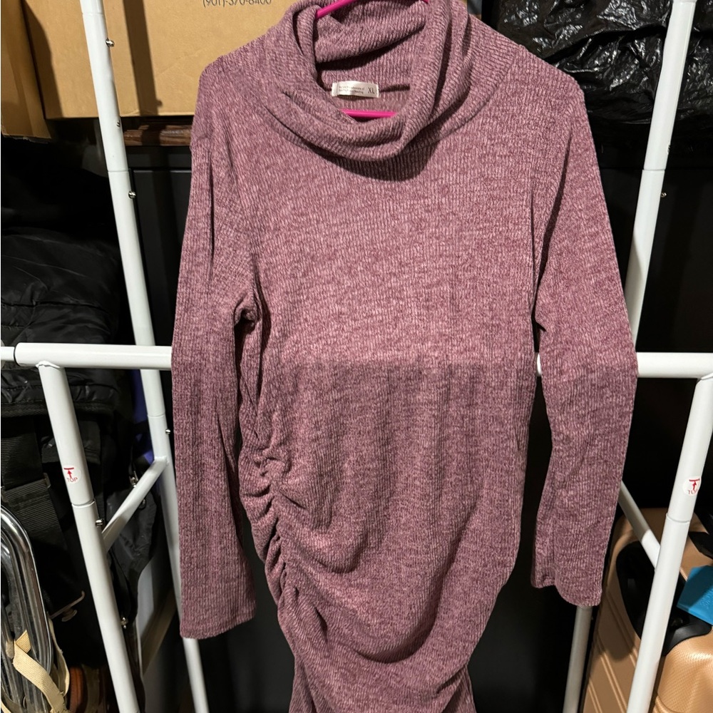 Purple Maternity Dress XL